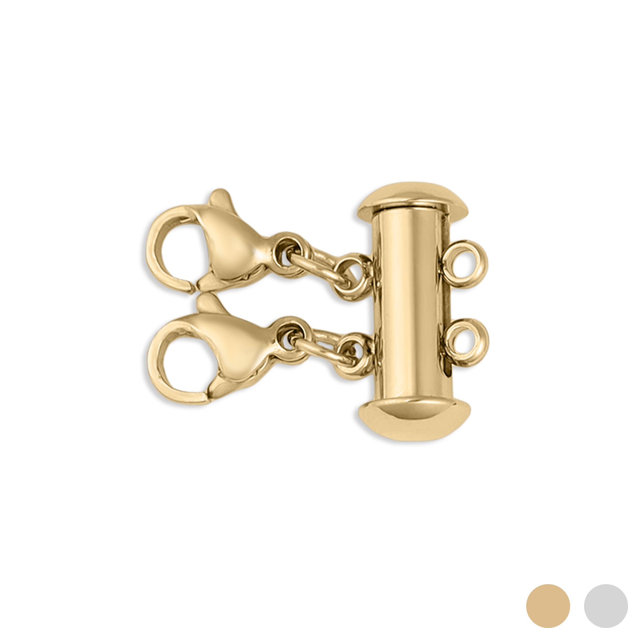 2 Row Layering Necklace Magnetic Clasp