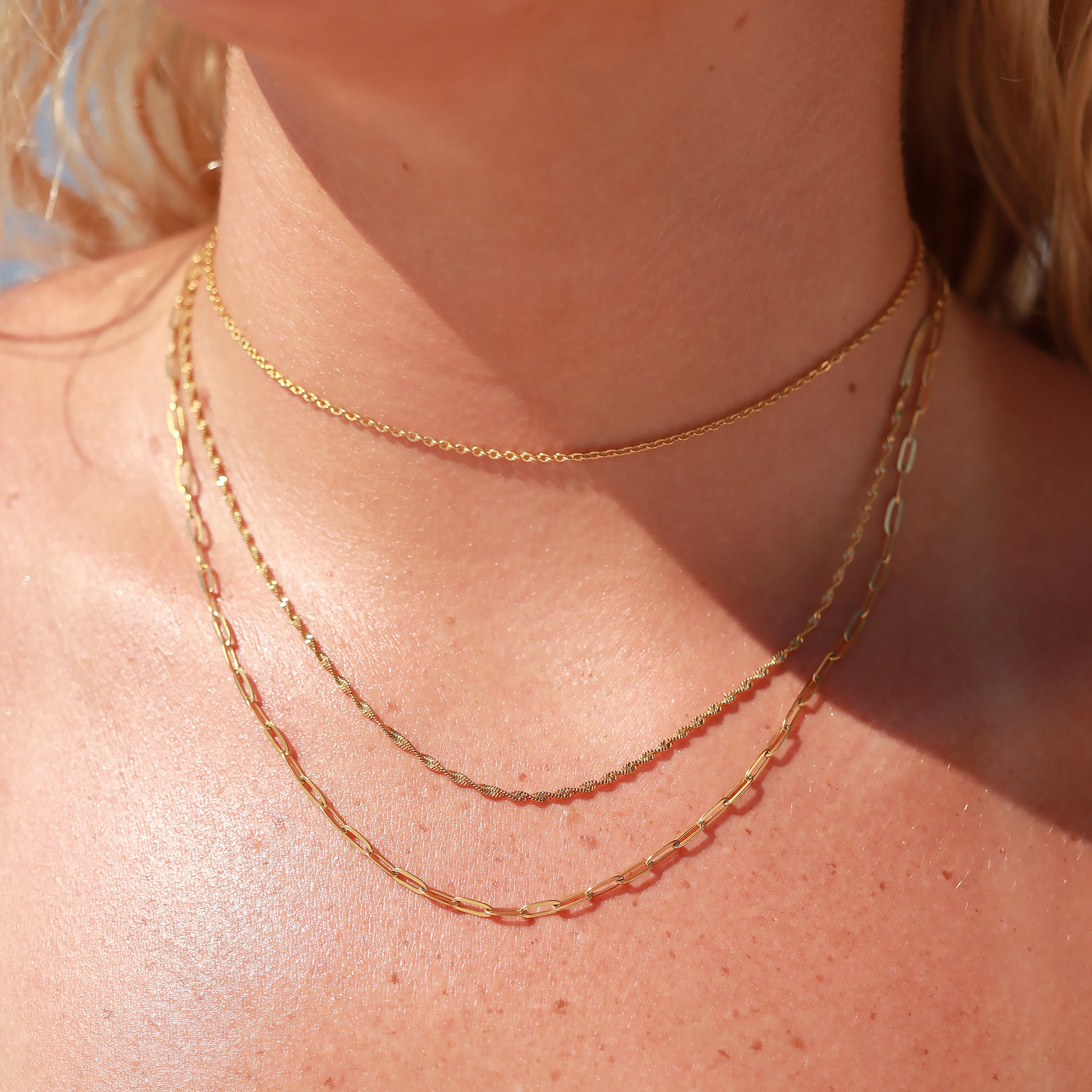 Looped Chain Stainless Steel Loop Chain Necklace – Wholesale Jewelry Website