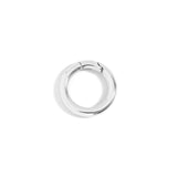 18K Gold PVD Stainless Steel Mini Circle Carabiner Clasp