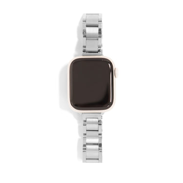 Silver Smart Watch Band