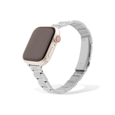 Silver Smart Watch Band