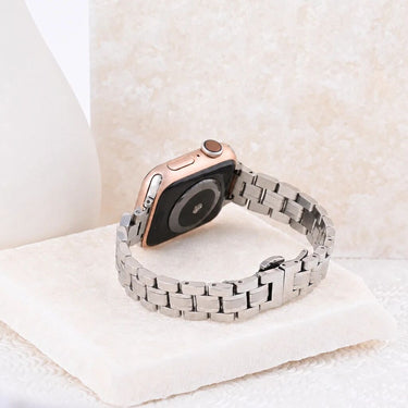 Wholesale jewelry 18K Gold PVD Stainless Steel Classic Slim Smartwatch Band- stainless studio