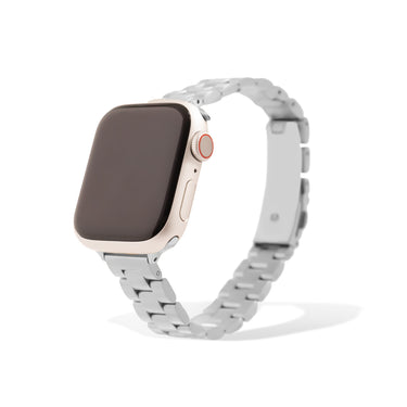Silver Smart Watch Band