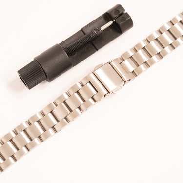 Silver Smart Watch Band