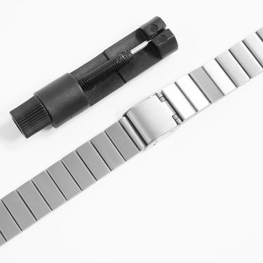Silver Smart Watch Band