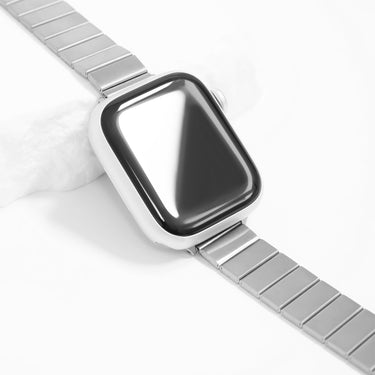 Silver Smart Watch Band