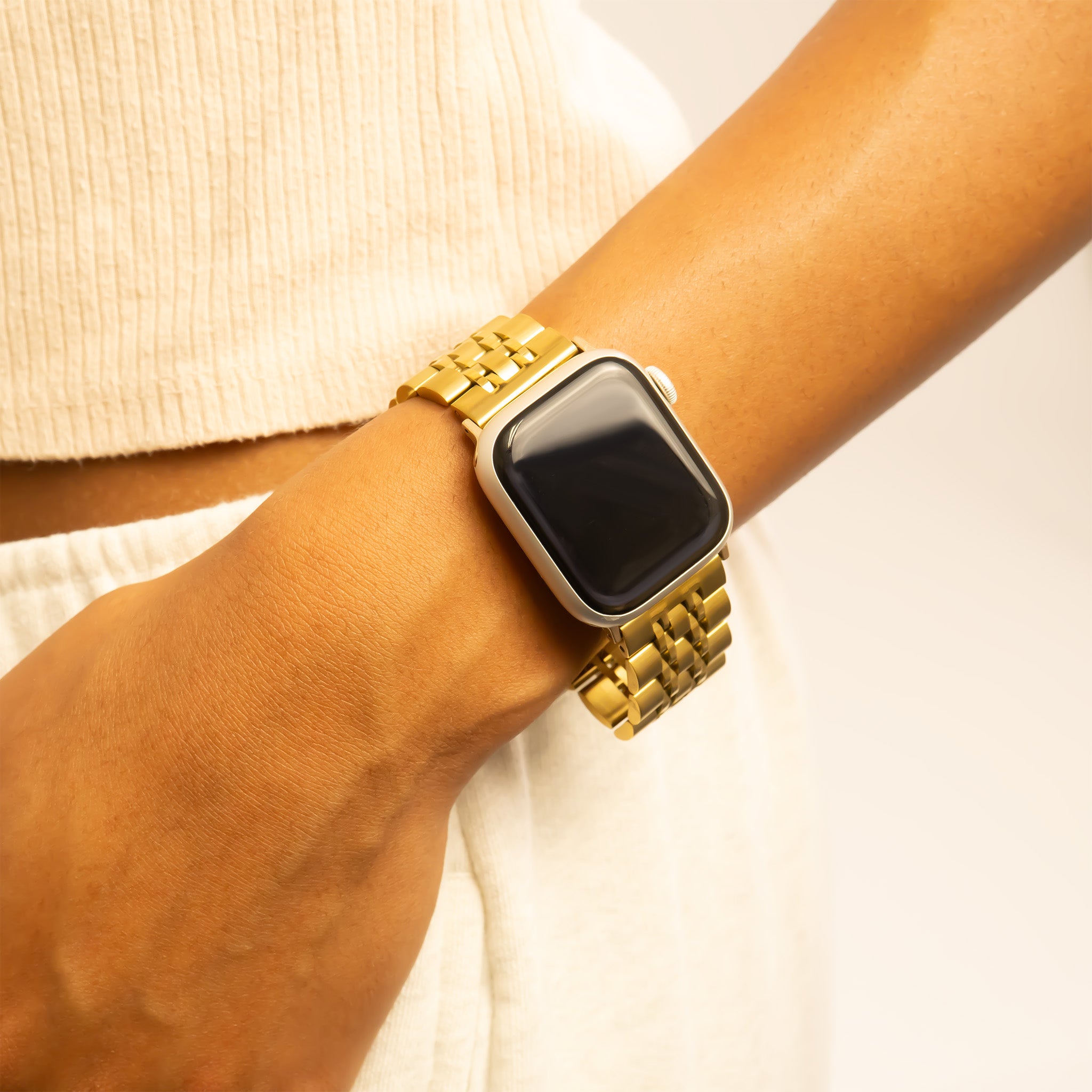 Gold Smart Watch Band