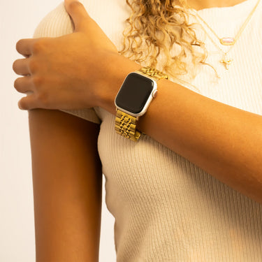 Gold Smart Watch Band 