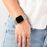 Wholesale jewelry 18K Gold PVD Stainless Steel Heritage Smartwatch Band - stainless model 