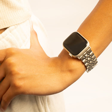 Silver Smart Watch Band 