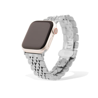 Silver Smart Watch Band