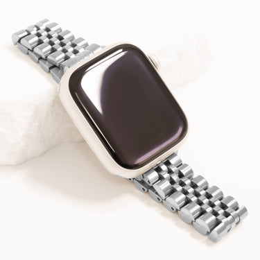 Silver Smart Watch Band