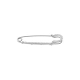 Wholesale jewry 18K Gold Stainless Steel Charm With Stones Brooch- stainless main 