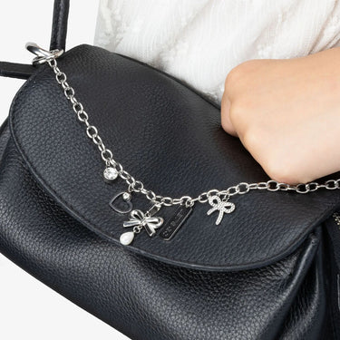 Wholesale jewelry 18K Gold PVD Stainless Steel Loop Bag Chain- Stainless model 