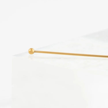 Wholesale jewelry 18K Gold PVD Stainless Steel 25PC Headpins - gold studio 