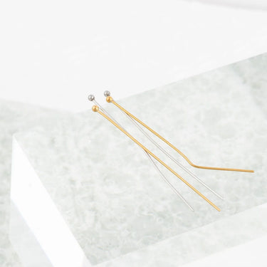 Wholesale jewelry 18K Gold PVD Stainless Steel 25PC Headpins - stainless and gold studio 