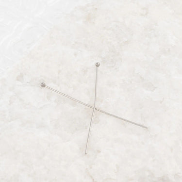 Wholesale jewelry 18K Gold PVD Stainless Steel 25PC Headpins - stainless studio 