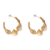 Wired Statement Hoop Earrings