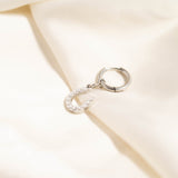 18K Gold PVD Stainless Steel Pearl Horseshoe Charm