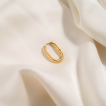 Oval Huggie Earrings Lifestyle
