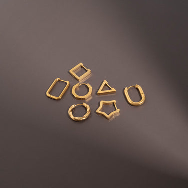 Oval Huggie Earrings Lifestyle