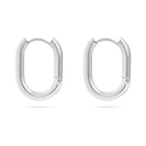 Oval Huggie Earrings