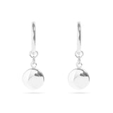 Circle Coin Pendant Earring