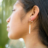 Dangle Vertical Drop Bar Earrings
