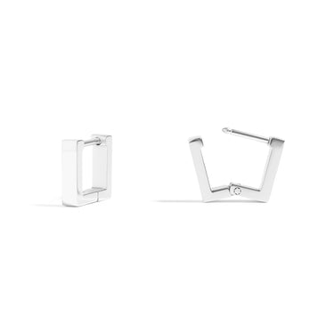 Square Huggie Stainless Steel