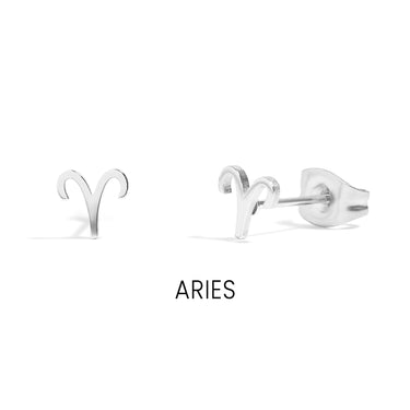 Zodiac Stud Earrings Aries