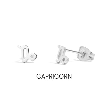 Zodiac Stud Earrings Capricorn