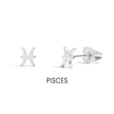Zodiac Stud Earrings Pisces