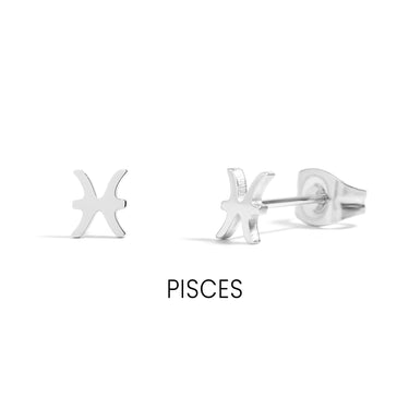 Zodiac Stud Earrings Pisces