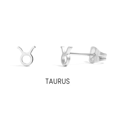 Zodiac Stud Earrings Taurus