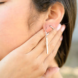 Dangle Vertical Drop Bar Earrings