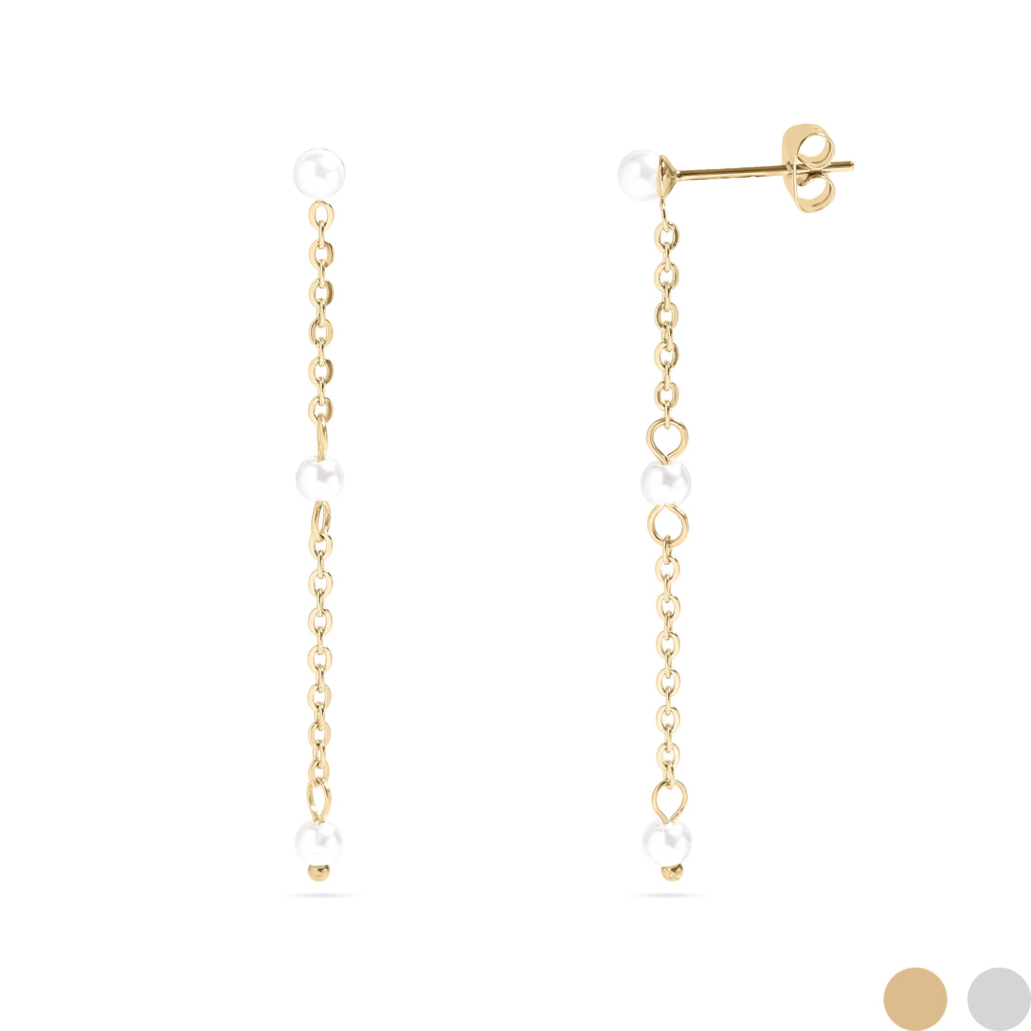 Pearl Dangle Earrings