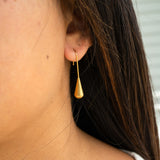 Stainless Steel Teardrop Drop Earrings