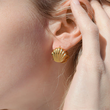 Shell Huggie Earring 