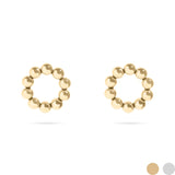 Circle Ball Stud Earrings