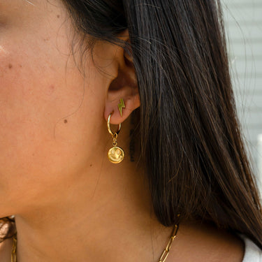 Lightning Bolt Stud Earrings 