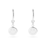 Smiley Face Huggie Earrings