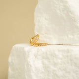 Stainless Steel CZ Stone Huggie Earrings