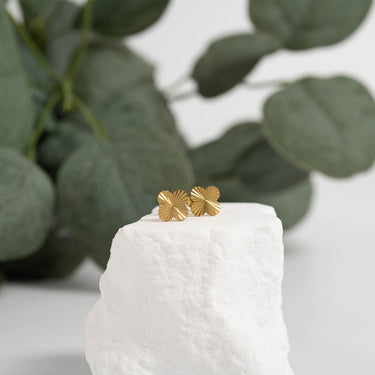 Stainless Steel Clover Stud Earring