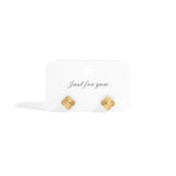 Stainless Steel Clover Stud Earring