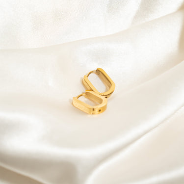 Oval Huggies Earrings