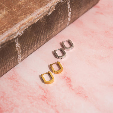 Oval Huggies Earrings
