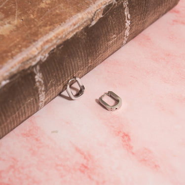 Oval Huggies Earrings