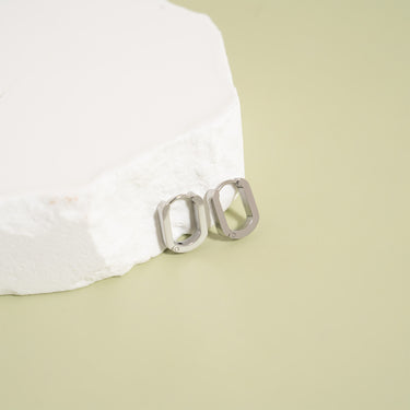 Oval Huggies Earrings