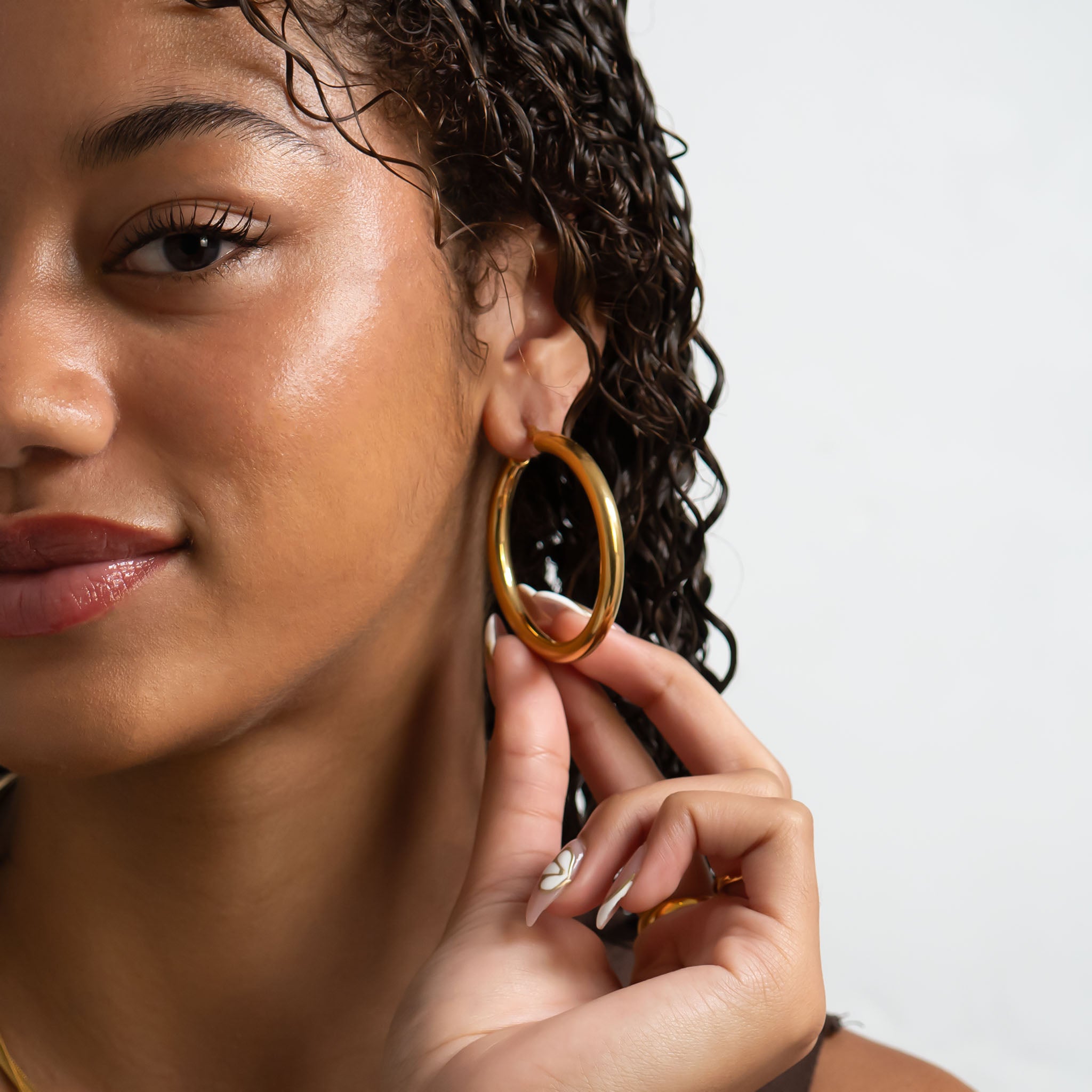 Chunky Hoop Earring