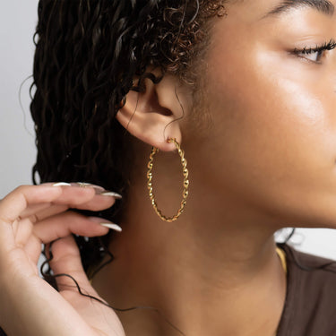 Twist Hoop Earrings
